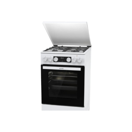 Gorenje GK5C42WF-B | Cooker | Hob type Gas | Oven type Electric | White | Width 50 cm | Grilling | Depth 59.4 cm | 70 L - Image 2