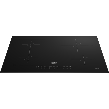 BEKO Hob | HII64200SFMT | Induction | Number of burners/cooking zones 4 | Touch | Timer | Black - Image 4