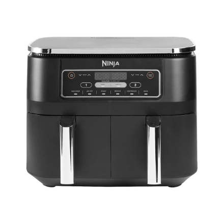 NINJA | Air Fryer | AF300 | Power 1 frying compartment: 1200 W; 2 frying compartments: 2400 W W | Capacity 7.6 L | Black - Image 4