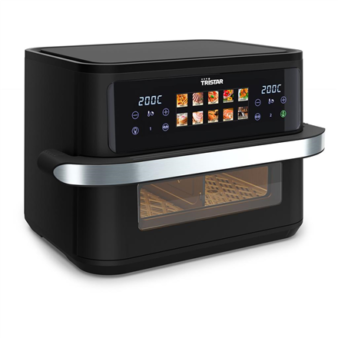 Tristar Dualzone Flex Airfryer | FR-9078 | Power 2800 W | Capacity 10 L | Hot air technology | Black