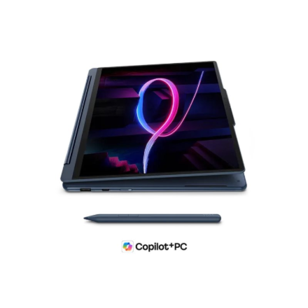 Lenovo Yoga 9 2‑in‑1 14IPH11 Intel | Cosmic Blue | 14 " | OLED | Touchscreen | 2.8K WQXGA+ | 2880 x 1800 pixels | Glossy | Intel Core Ultra 7 | 355 | 32 GB | Soldered LPDDR5X | Solid-state drive capacity 1000 GB | Intel Graphics | Windows 11 Home | 802.11be | Bluetooth version 5.4 | Keyboard language English | Keyboard backlit | Warranty 24 month(s) | Battery warranty 12 month(s) - Image 4
