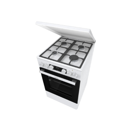 Gorenje GK5C42WF-B | Cooker | Hob type Gas | Oven type Electric | White | Width 50 cm | Grilling | Depth 59.4 cm | 70 L - Image 4