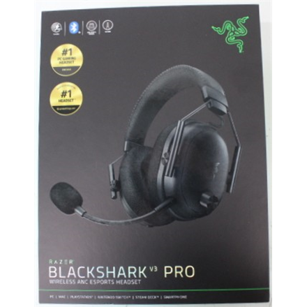 SALE OUT. Razer BlackShark V3 Pro Gaming Headset, Over-Ear, Wireless, Black | SALE OUT. Razer Gaming Headset | BlackShark V3 Pro | Wireless/Wired | Over-Ear | Microphone | Black | Noise canceling | DAMAGED PACKAGING, DEMO