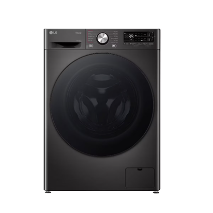 LG | Washing Machine with Dryer | F4DR711S2BA | Energy efficiency class A/D | Front loading | Washing capacity 11 kg | 1400 RPM | Depth 57 cm | Width 60 cm | Display | TFT | Drying system | Drying capacity 6 kg | Steam function | Direct drive | Wi-Fi | Black