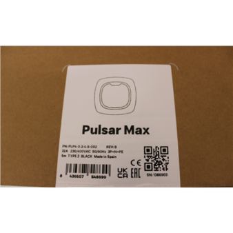 SALE OUT. | Wallbox Electric Vehicle charge | Pulsar Max | 22 kW | Wi-Fi, Bluetooth | 5 m | Black | DAMAGED PACKAGING, MISSING 5X40MM SCREWS (2PCS). ITEM AND PARTS ARE SCRATCHED