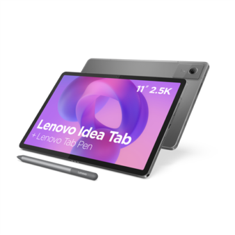 Lenovo Idea Tab 5G LTE (w/o power adapter) | ZAFM0112SE | 11 " | Luna Grey | IPS | 2560 x 1600 pixels | MediaTek | Dimensity 6300 | 8 GB | Soldered LPDDR4x | 128 GB | 3G | 4G | 5G | Wi-Fi | Front camera | 5 MP | Rear camera | 8 MP | Bluetooth | 5.2 | Android | 15 (OS upgrades until Android 17 and 4 years security patches) | Warranty 24 month(s) | Lenovo Tab Pen, USB-A to USB-C cable, Manual