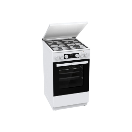 Gorenje GK5C42WF-B | Cooker | Hob type Gas | Oven type Electric | White | Width 50 cm | Grilling | Depth 59.4 cm | 70 L