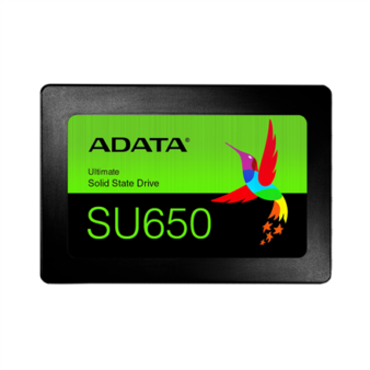 ADATA | Ultimate SU650 | 512 GB | SSD form factor 2.5" | Solid-state drive interface SATA 6Gb/s | Read speed 520 MB/s | Write speed 450 MB/s