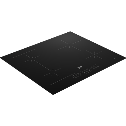 BEKO Hob | HII64200SFMT | Induction | Number of burners/cooking zones 4 | Touch | Timer | Black - Image 3