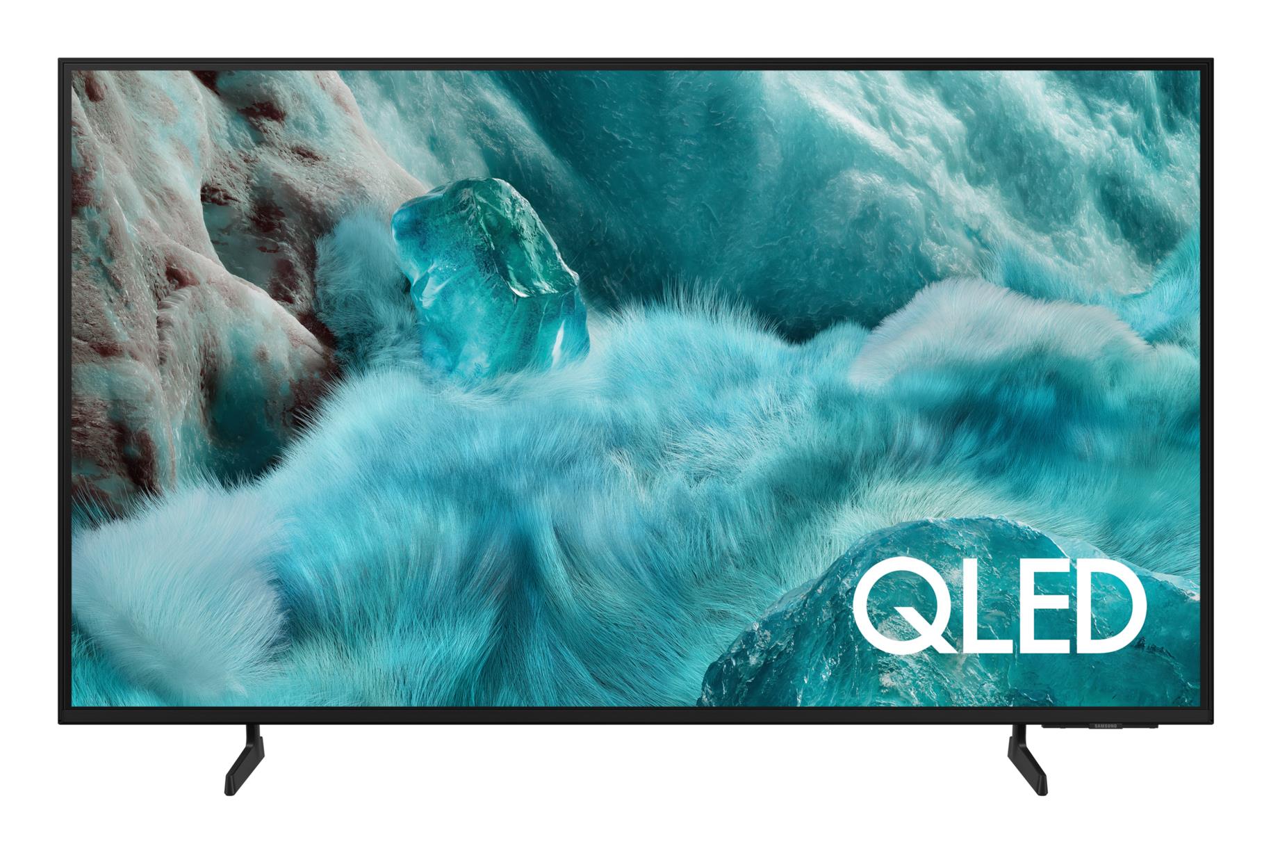 TV Set SAMSUNG 55" 4K/Smart QLED 3840x2160 Wireless LAN Bluetooth Tizen Black QE55Q7FAAUXXH