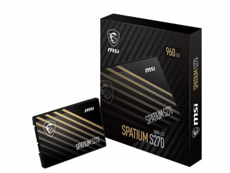 SSD MSI SPATIUM S270 240GB SATA 3D NAND Write speed 400 MBytes/sec Read speed 500 MBytes/sec 2,5" TBW 250 TB MTBF 2000000 hours S78-440N070-P83