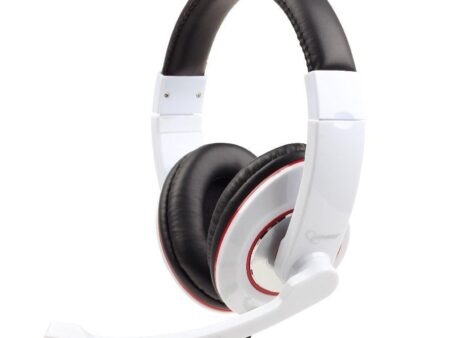 HEADSET STEREO WHITE/MHS-001-GW GEMBIRD