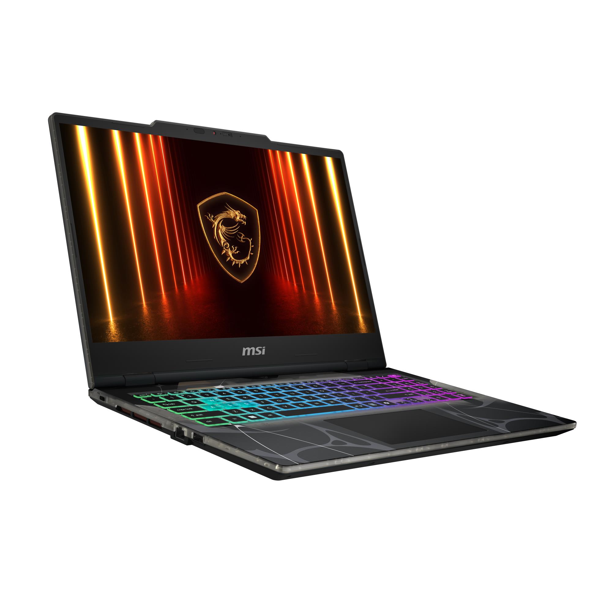 Notebook MSI CPU Intel Core 7 240H 15.6 " 1920 x 1080 pixels RAM 16 GB DDR5-SDRAM SSD 512 GB Discrete graphics NVIDIA GeForce RTX 5060 8 GB On-board graphics Yes Numeric keypad Yes OS installed Windows 11 Home Colour Black Weight 1.95 kg 5600 MHz CYBORG15B2RWFKG-087NL - Image 2