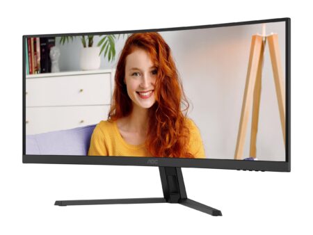 AOC CU34B3E Curved 34" 3440x1440/21:9/300cd/m2/4ms HDMI, DisplayPort, USB, Audio out