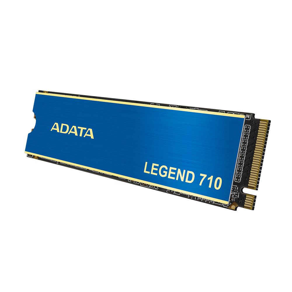 SSD ADATA LEGEND 710 512GB M.2 PCIE NVMe 3D NAND Write speed 1000 MBytes/sec Read speed 2400 MBytes/sec TBW 130 TB MTBF 1500000 hours ALEG-710-512GCS - Image 3