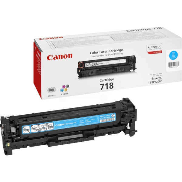 Cartridge Canon 718 (2661B002/2661B014) CY 2900p. OEM