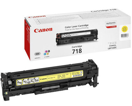 Cartridge Canon 718 (2659B002/2659B014) YL 2900p. OEM