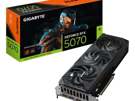 Graphics Card GIGABYTE NVIDIA GeForce RTX 5070 12 GB GDDR7 192 bit PCIE 5.0 16x GPU 2542 MHz Triple slot Fansink 1xHDMI 3xDisplayPort GV-N5070WF3OC-12GD