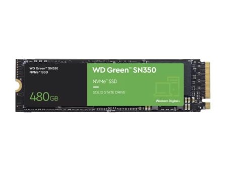 SSD WESTERN DIGITAL Green SN350 480GB M.2 PCIE NVMe TLC Write speed 1650 MBytes/sec Read speed 2400 MBytes/sec WDS480G2G0C