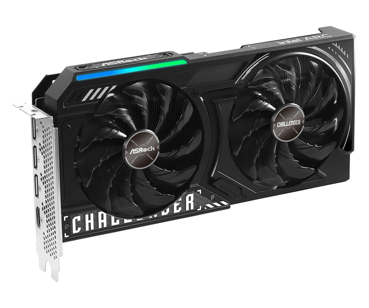 Graphics Card ASROCK Intel Arc A580 12 GB GDDR6 192 bit PCIE 4.0 8x GPU 2740 MHz Dual Slot Fansink 1xHDMI 3xDisplayPort B580CL12GO - Image 3