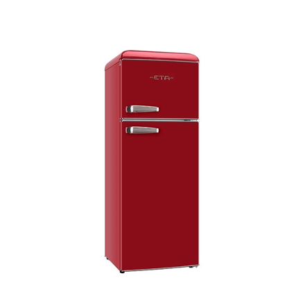 ETA Refrigerator | ETA253490030EN Storio Retro | Energy efficiency class E | Free standing | Height 148.2 cm | Double Door | Fridge net capacity 170 L | Freezer net capacity 45 L | Red | 38 dB - Image 2