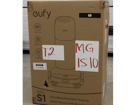 SALE OUT. Anker Eufy Robot Vacuum Cleaner Omni S1 | Anker Eufy Robot Vacuum Cleaner with All-in-One Station | Omni S1 | Wet&Dry | Operating time (max) 216 min | 4600 mAh | 8000 Pa | Gray | DAMAGED PACKAGING