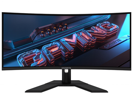 Gigabyte | GS34WQC A | 34 " | SS VA | WQHD | 120 Hz | 1 ms | 3440 x 1440 pixels | 300 cd/m² | HDMI ports quantity 1