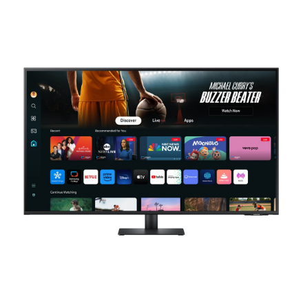 Samsung | LS43DM702UUXDU | 43 " | VA | 4K | 16:9 | 60 Hz | 4 ms | 3840 x 2160 pixels | 300 cd/m² | HDMI ports quantity 2 | Black - Image 2