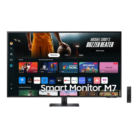 Samsung | LS43DM702UUXDU | 43 " | VA | 4K | 16:9 | 60 Hz | 4 ms | 3840 x 2160 pixels | 300 cd/m² | HDMI ports quantity 2 | Black - Image 3