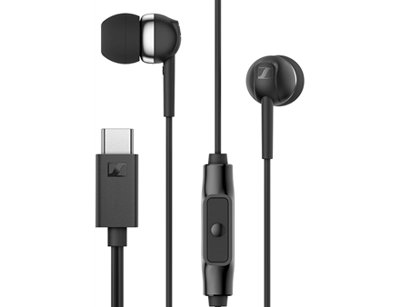 Sennheiser Headphones | CX 80U | Wired | In-ear | Microphone | Black