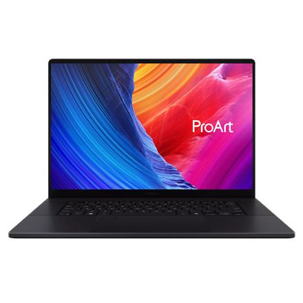 Asus | ProArt P16 H7606WW-SE009X | Nano Black | 16 " | OLED | Touchscreen | 4K | 3840 x 2400 pixels | 120 Hz | Glossy | AMD Ryzen AI 9 | HX370 | 64 GB | LPDDR5X | Solid-state drive capacity 2000 GB | NVIDIA GeForce RTX 5080 | GDDR7 | 16 GB | Windows 11 Pro | 802.11be | Bluetooth version 5.4 | Keyboard language US international | Keyboard backlit | Warranty 24 month(s)