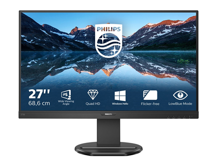 Philips | USB-C Monitor | 276B9/00 | 27 " | IPS | QHD | 16:9 | 75 Hz | 4 ms | 2560 x 1440 pixels | 350 cd/m² | HDMI ports quantity 1 | Black