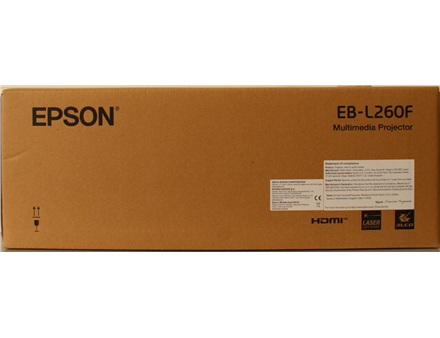 SALE OUT. Epson EB-L260F Full HD 3LCD Projector 1920x1080/4600 Lm/16:9/2500000:1, White | SALE OUT. Epson | EB-L260F | Full HD (1920x1080) | 4600 ANSI lumens | White | DAMAGED PACKAGING | Wi-Fi