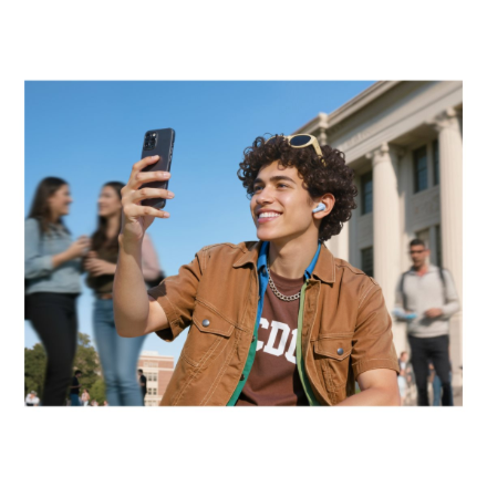 Anker Soundcore Earphones | R60i NC | Bluetooth | In-ear | Microphone | Blue | Noise canceling | Wireless - Image 3