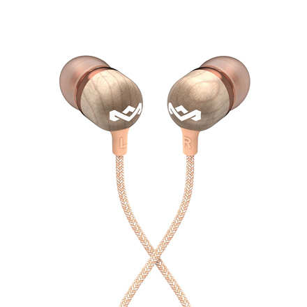 Marley Wired Earbuds | Smile Jamaica | Built-in microphone | USB Type-C | Copper - Image 3