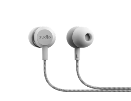 Sudio Earbuds | V3 | USB-C | In-ear | Microphone | Grey White