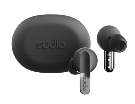 Sudio Earbuds | N3 Pro | Bluetooth | In-ear | Microphone | Titanium Black | Noise canceling | Wireless