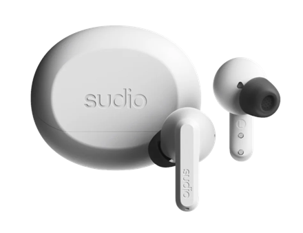 Sudio Earbuds | A3 Pro | Bluetooth | In-ear | Microphone | Fog White | Noise canceling | Wireless