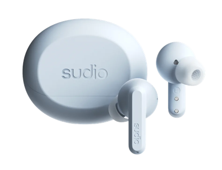 Sudio Earbuds | A3 Pro | Bluetooth | In-ear | Microphone | Powder Blue | Noise canceling | Wireless