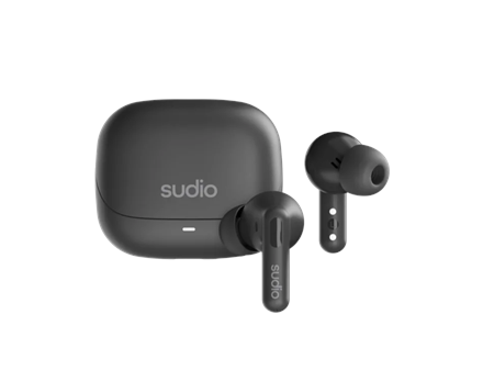 Sudio Earbuds | C8 | Bluetooth | Microphone | Black | Noise canceling | Noise reduction | Wireless