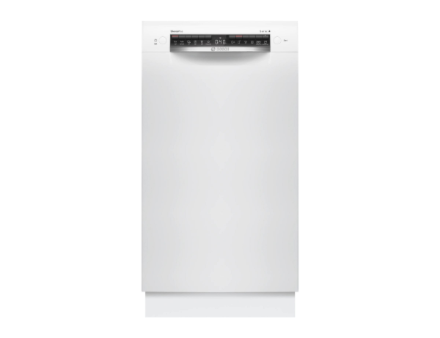 Bosch Dishwasher | SPU4HMW12E | Built-in | Width 45 cm | Number of place settings 10 | Number of programs 6 | Energy efficiency class D | Display | AquaStop function | White