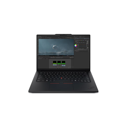 Lenovo ThinkPad P14s G7 Intel | Black | 14.5 " | IPS | WUXGA | 1920 x 1200 pixels | Anti-glare | Intel Core Ultra 7 | 366H | 32 GB | LPCAMM2 LPDDR5X | Solid-state drive capacity 1000 GB | NVIDIA RTX PRO 1000 Blackwell Generation | GDDR7 | 8 GB | Windows 11 Pro | 802.11be | Bluetooth version 5.4 | WWAN Upgradable to 5G | Keyboard language Nordic | Keyboard backlit | Warranty 36 month(s) | Battery warranty 12 month(s) - Image 2