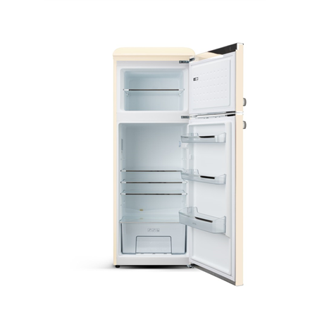 ETA Refrigerator | ETA253390040EN Storio Retro | Energy efficiency class E | Free standing | Height 148.2 cm | Double Door | Fridge net capacity 170 L | Freezer net capacity 45 L | 38 dB | Beige - Image 4