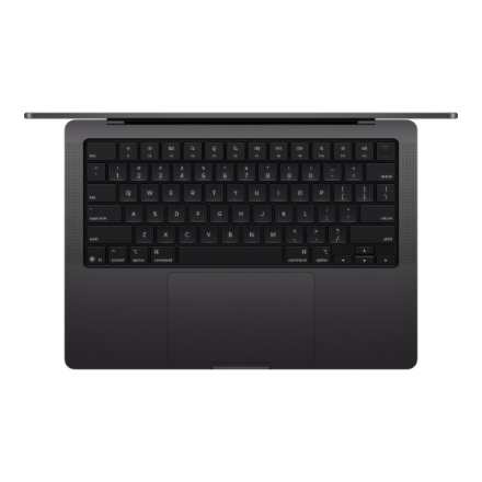 Apple | MacBook | Pro | Space Black | 14 " | 3024 x 1964 pixels | Apple M5 | 16 GB | Solid-state drive capacity 1000 GB | Apple M5 chip 10-core CPU/10-core GPU | macOS | 802.11ax | Bluetooth version 5.3 | Keyboard language English | Keyboard backlit - Image 3