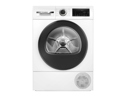 Bosch Dryer Machine | WQG2420PSN | Energy efficiency class A++ | Front loading | 9 kg | Heat pump | LED | Depth 61.3 cm | White