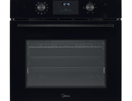 Midea MBO65M80M1-BK Oven, Built-in, Electric, Width 59.5 cm, Touch Display, Black