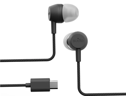 Sudio V3 Pro Wired Earbuds, Onyx Black