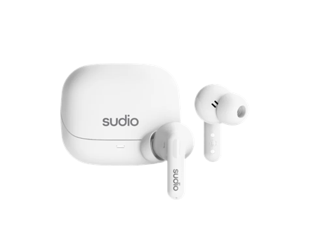 Sudio C8 True Wireless Earbuds, White