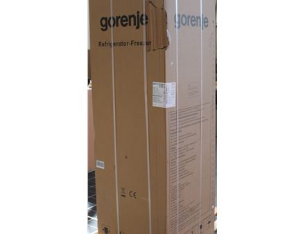 Gorenje Refrigerator | N619EAXL4 | Energy efficiency class E | Free standing | Combi | Height 186 cm | No Frost system | Fridge net capacity 207 L | Freezer net capacity 97 L | Display | 39 dB | Grey | DAMAGED PACKAGING, DENTED DOOR, RIGHT AND BACKSIDE