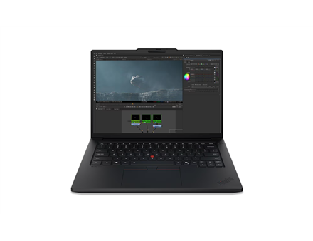 Lenovo ThinkPad P14s G7 Intel | Black | 14.5 " | IPS | WUXGA | 1920 x 1200 pixels | Anti-glare | Intel Core Ultra 7 | 356H | 16 GB | LPCAMM2 LPDDR5X | Solid-state drive capacity 512 GB | NVIDIA RTX PRO 500 Blackwell Generation | GDDR7 | 6 GB | Windows 11 Pro | 802.11be | Bluetooth version 5.4 | Keyboard language Nordic | Keyboard backlit | Warranty 36 month(s) | Battery warranty 12 month(s)
